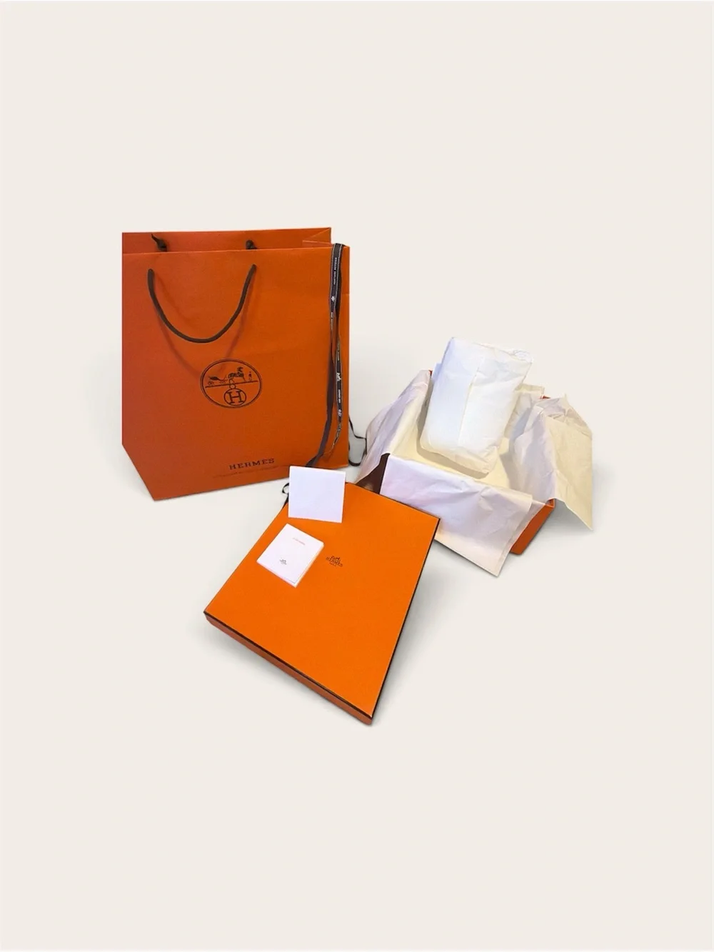 Orange Gift Bag & Box Set - Men Accessories